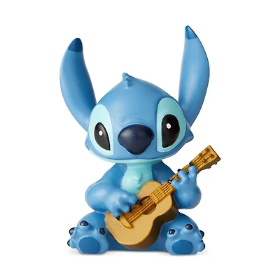 Disney Lilo & Stitch Mini Stitch w/ Guitar Statue