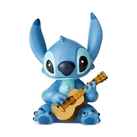 Disney Lilo & Stitch Mini Stitch w/ Guitar Statue