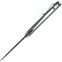 Kizer Vanguard Series Begleiter Manual Knife Liner Lock Green G-10 [3.50" Gray VG-10] Drop Point V4458A2