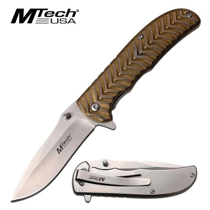 Mtech Gold Wave AO Pocket Knife
