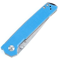 Kizer Vanguard Series Domin Manual Knife Liner Lock Blue G-10 [3.46" Stonewash VG-10] Drop Point V4516A3