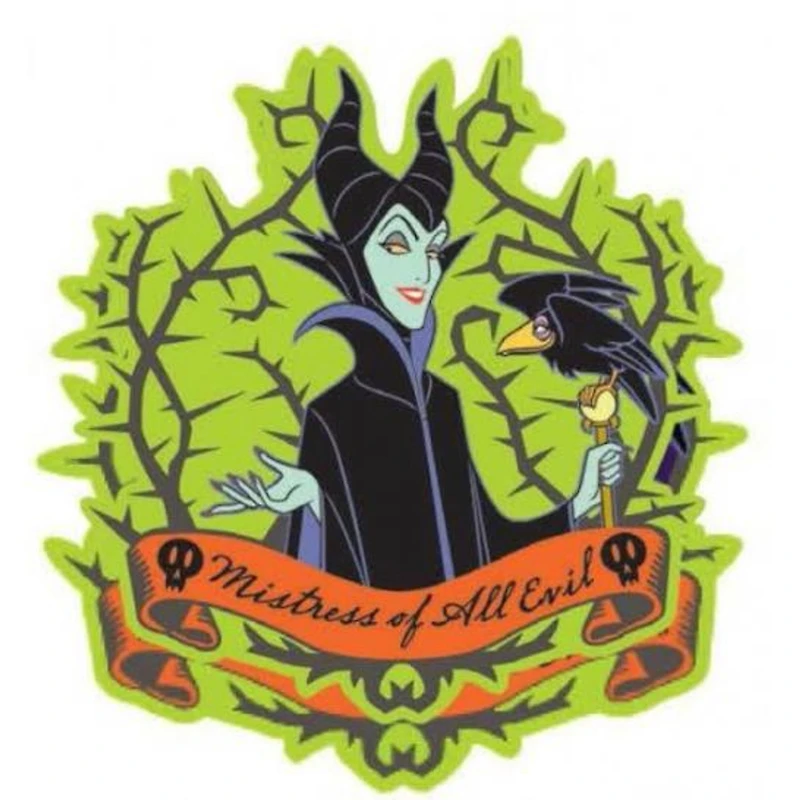 Magnet - Disney Maleficent & Crow Soft Touch PVC
