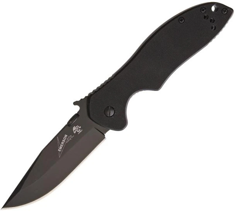 Kershaw CQC-6K Folding Knife Black G-10 [3.25" Black 8Cr14MoV] Drop Point 6034BLK