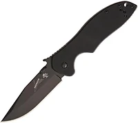 Kershaw CQC-6K Folding Knife Black G-10 [3.25" Black 8Cr14MoV] Drop Point 6034BLK
