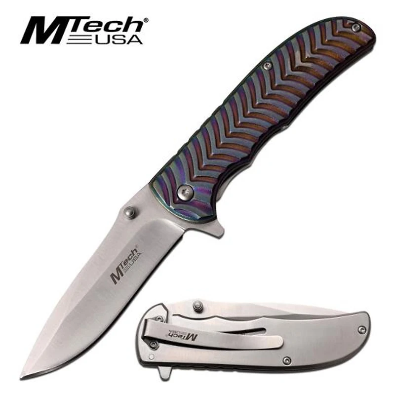Mtech Rainbow Wave AO Pocket Knife