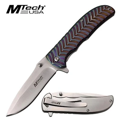Mtech Rainbow Wave AO Pocket Knife
