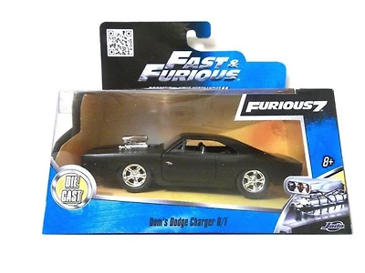 Model Car - 1:32 F&F Doms Dodge 1970 Charger R/T Matte Bk