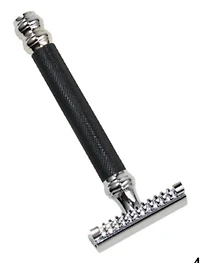 Parker - Open Comb, Black & Chrome, Safty Razor