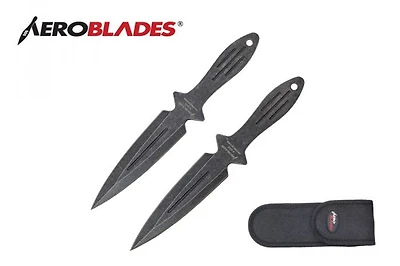 Stonewashed Throwing Knife 2pc Set (7.5")