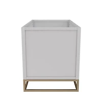 Lit pour bébé avec base en métal avec rangement 3 en 1 Haven de Little Seeds