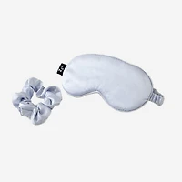 Coffret cadeau avec chouchou et masque pour dormir en satin ZZZ