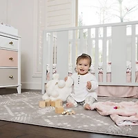 Lit pour bébé 3 en 1 Crawford Curved Post de Little Seeds