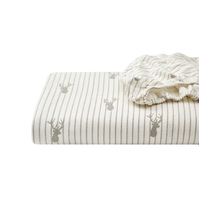 Ensembe de draps en flanelle Eddie Bauer Deer Lodge