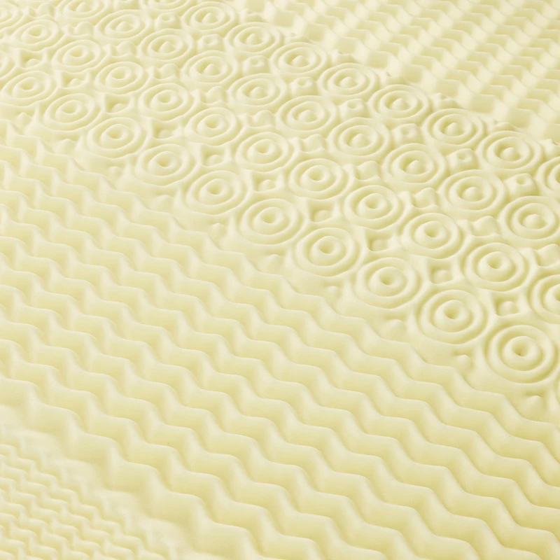 Surmatelas en mousse mémoire à cinq zones