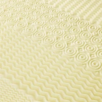 Surmatelas en mousse mémoire à cinq zones