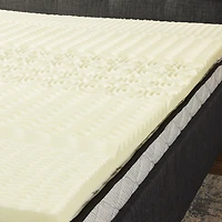 Surmatelas en mousse mémoire à cinq zones