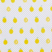 Ensemble de draps en tissu citron Poppy & Fritz