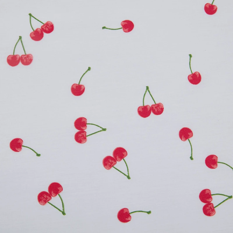 Ensemble de draps en tissu cerisé Poppy & Fritz