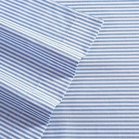Ensemble de draps striés Oxford Poppy & Fritz