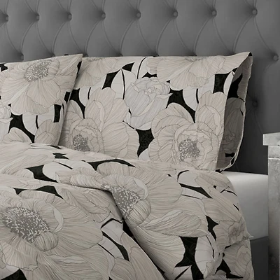 Ensemble à housse de couette en coton motif floral Kingsdown