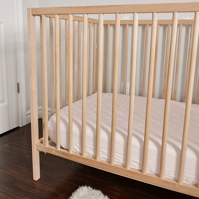 Drap lit de bébé en coton biologique If Only Home