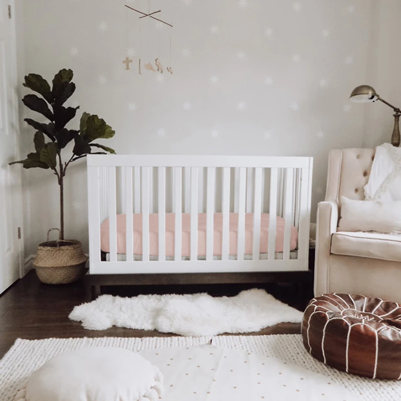 Drap lit de bébé en coton biologique If Only Home