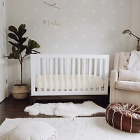 Drap lit de bébé en coton biologique If Only Home