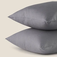 Paire de taies d'oreiller en lin Silk & Snow