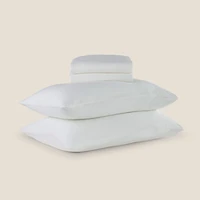Paire de taies d'oreiller en lin Silk & Snow