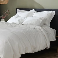 Paire de taies d'oreiller en lin Silk & Snow