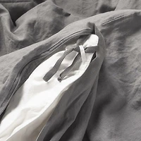 Ensemble à housse de couette en lin Silk & Snow