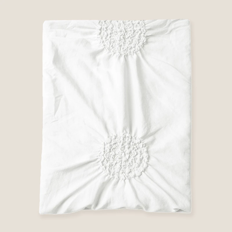 Housse de couette fronce floral Swift Home
