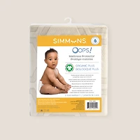 Protège-matelas pour lit de bébé Simmons Oops Organic