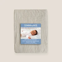 Drap pour lit de bébé en mousseline Simmons