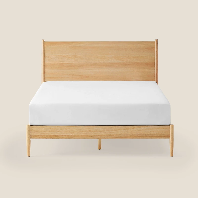 Lit moderne mid-century Silk & Snow