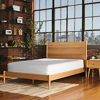 Lit moderne mid-century Silk & Snow