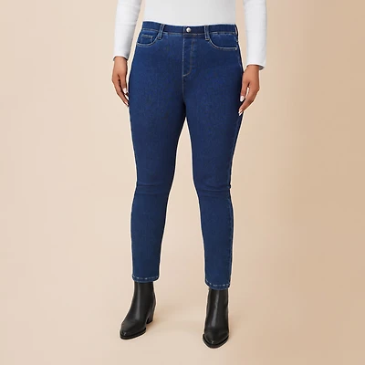 Comfort Fit Denim Knit Jegging