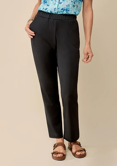 Straight Leg Knit Pant