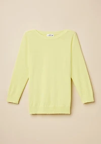 Boatneck Organic Cotton Sweater