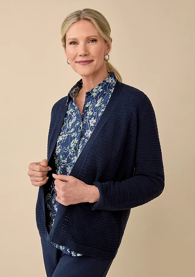 Cotton Knit Cardigan