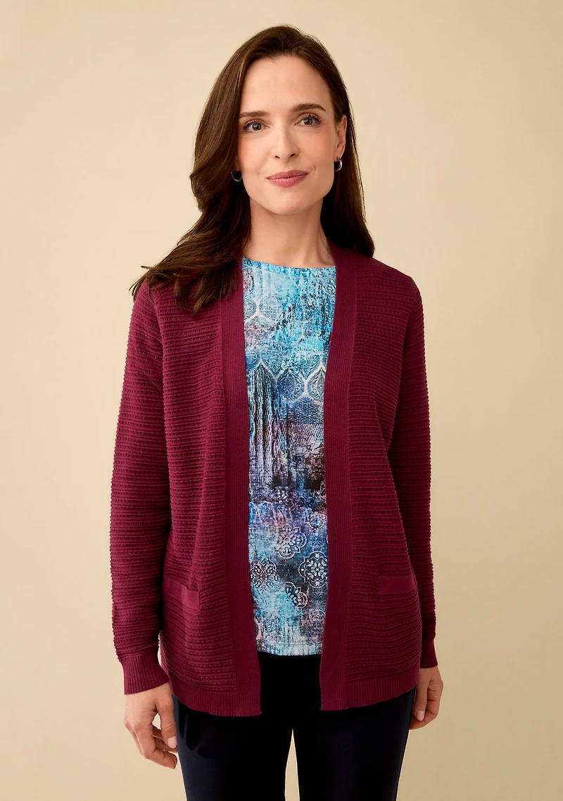 Cotton Knit Cardigan