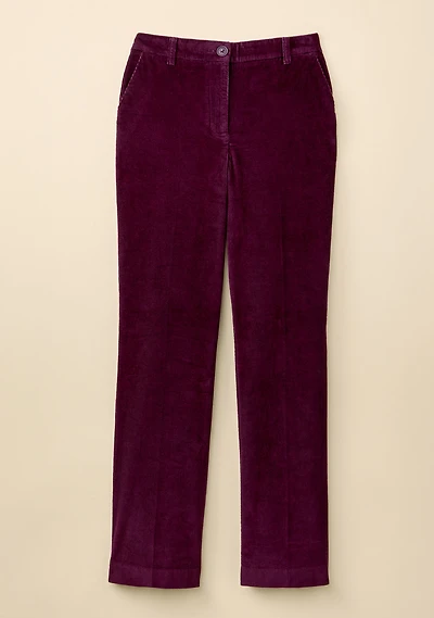 Corduroy Straight-Leg Pant