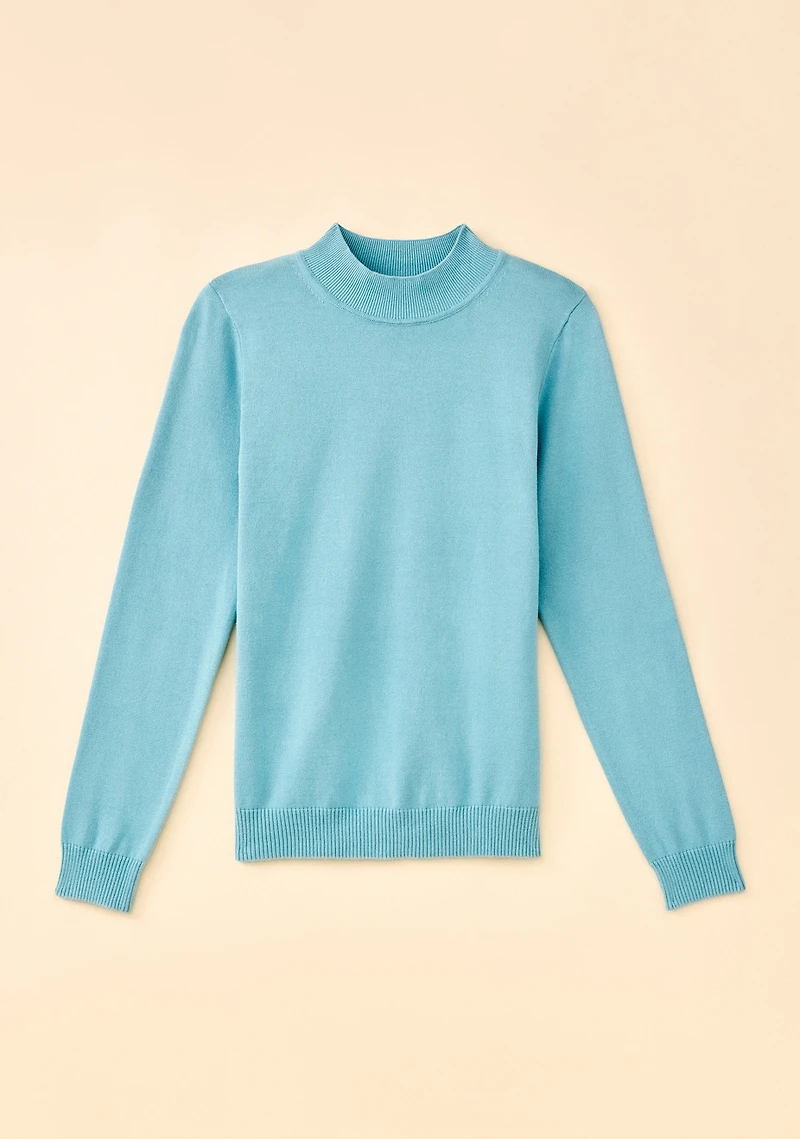 Everyday Mock Neck Pullover