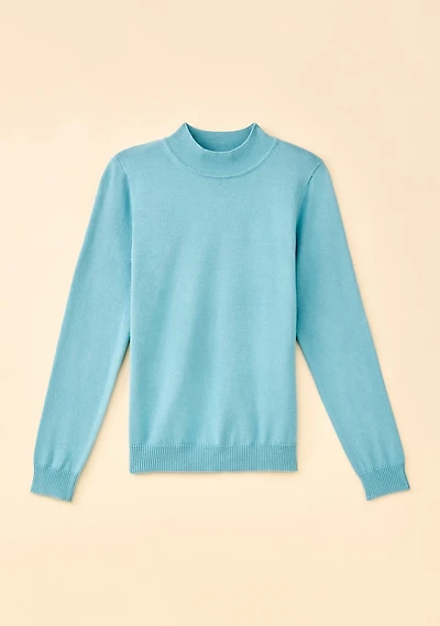 Everyday Mock Neck Pullover