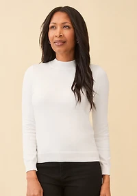 Everyday Mock Neck Pullover