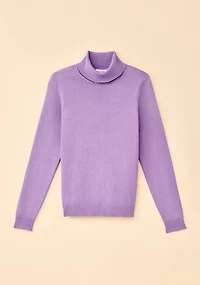 Organic Cotton Turtleneck Pullover
