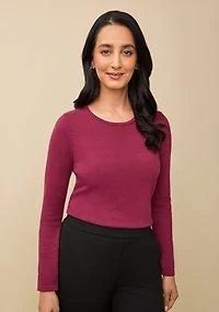 Crew Neck Jersey Pullover