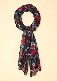 Floral Print Scarf
