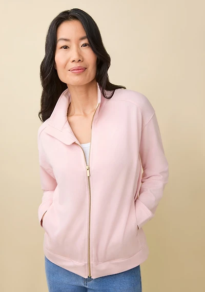 Supersoft Fleece Full-Zip Lounge Jacket