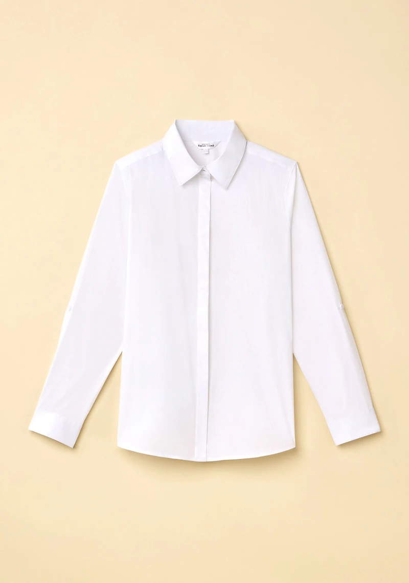 Stretch Sateen Shirt